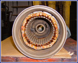 4640 mixer rotor with repaired shaft, ready for assembly with the highest quality bearings